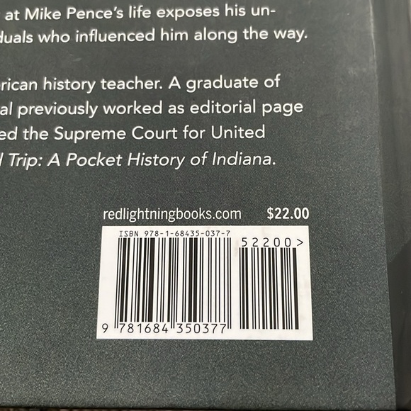 Pence The Path to Power Andrea Neal 2018 HC Book Biography Political Science - Picture 10 of 10